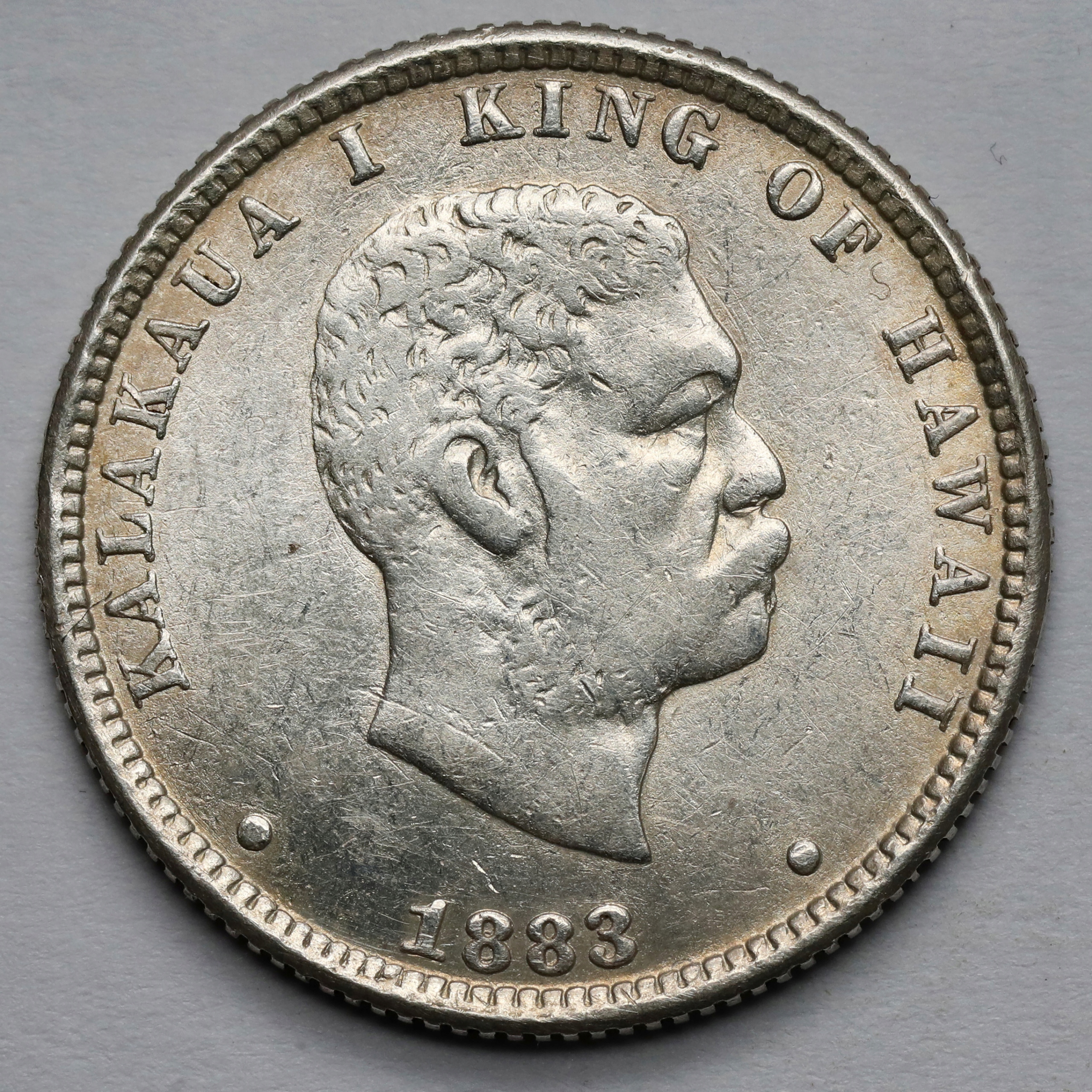 1062. Hawaje, 1/4 dolara 1883