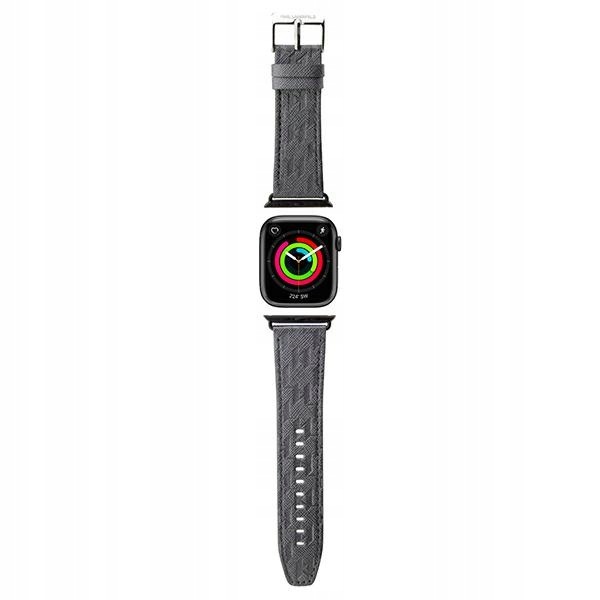 Karl Lagerfeld Pasek Klawmsaklhpg Apple Watch 38/40/41mm Saffiano Monogram