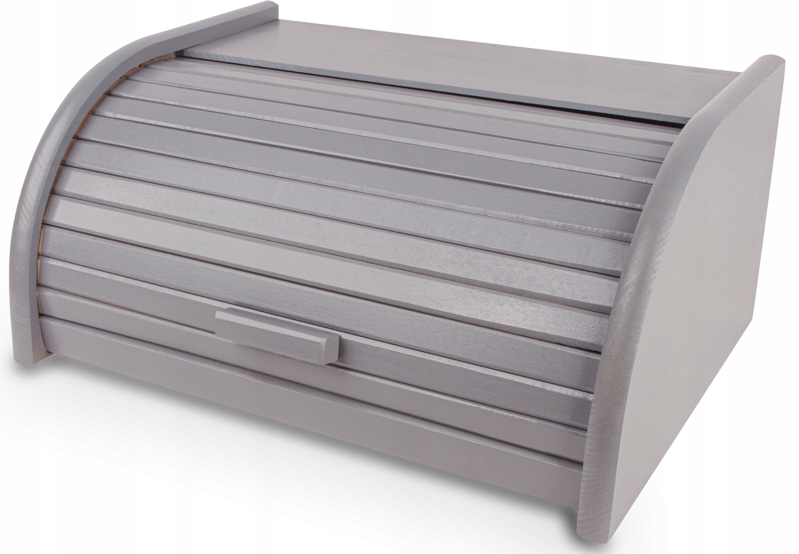 CHLEBAK POJEMNIK NA PIECZYWO CHLEB DREWNIANY DUŻY SZARY TRADYCYJNY