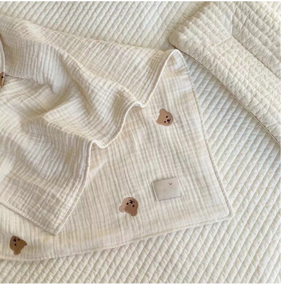 Jesienny kocyk dla dzieci niedźwiedź przyjemny hit Długość (cm) 85 cm