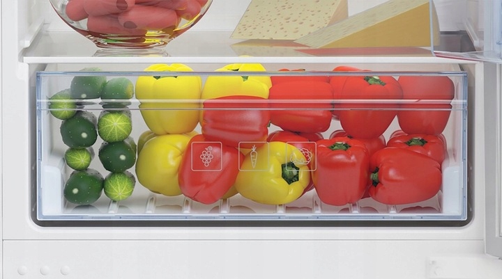 Lodówka Beko BCHA275K41SN 177,5cm 262L Semi No-frost LED Model BCHA275K41SN