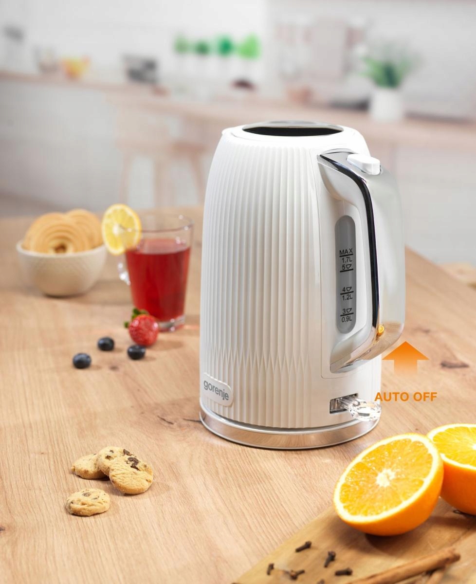 Czajnik Elektryczny Gorenje K17DPW Biały 1,7L 2200W Strix Obrotowy