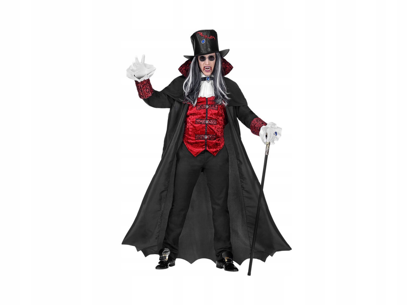 Kostým vládce upírů M/L Halloween Karneval