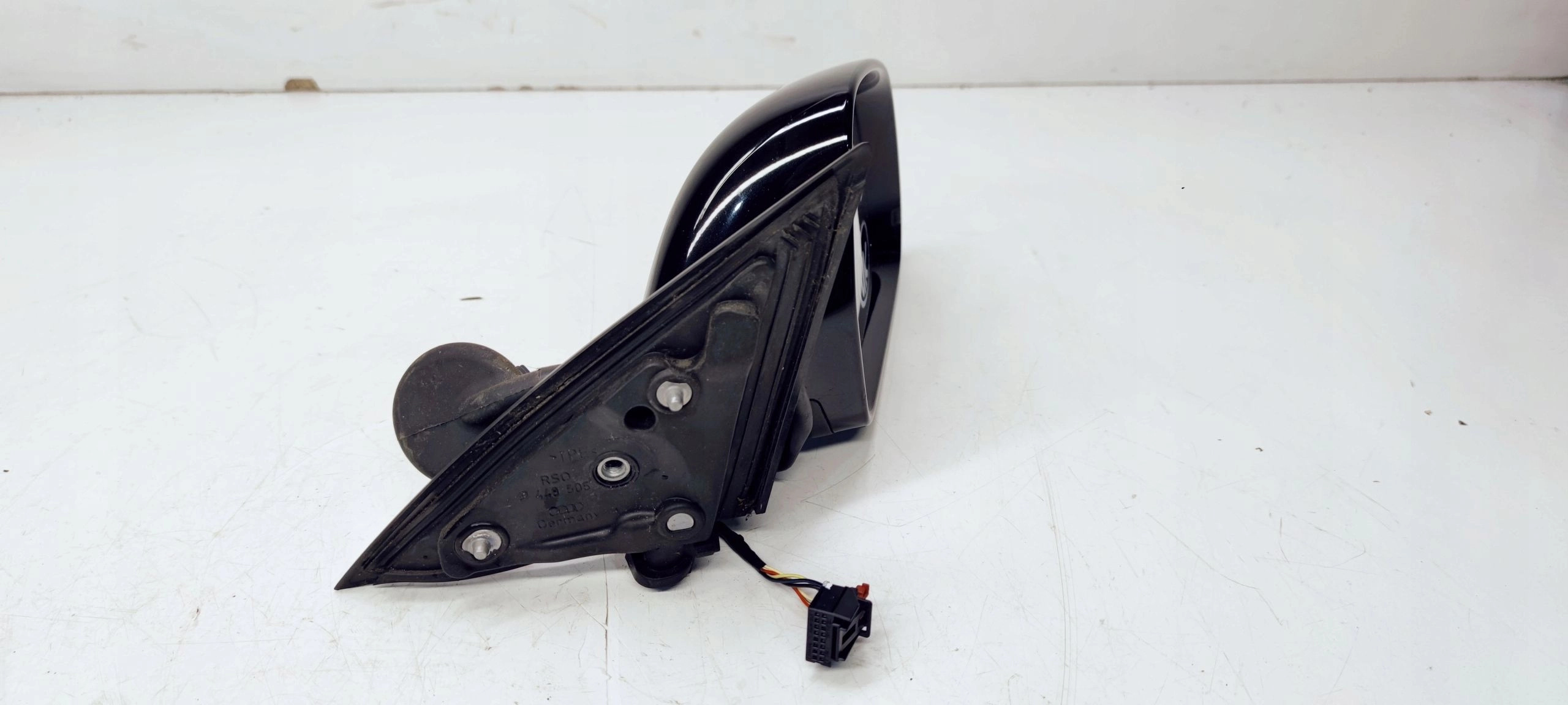 mirror right front AUDI A6 C6 LIFT LY9B UK 6-PIN