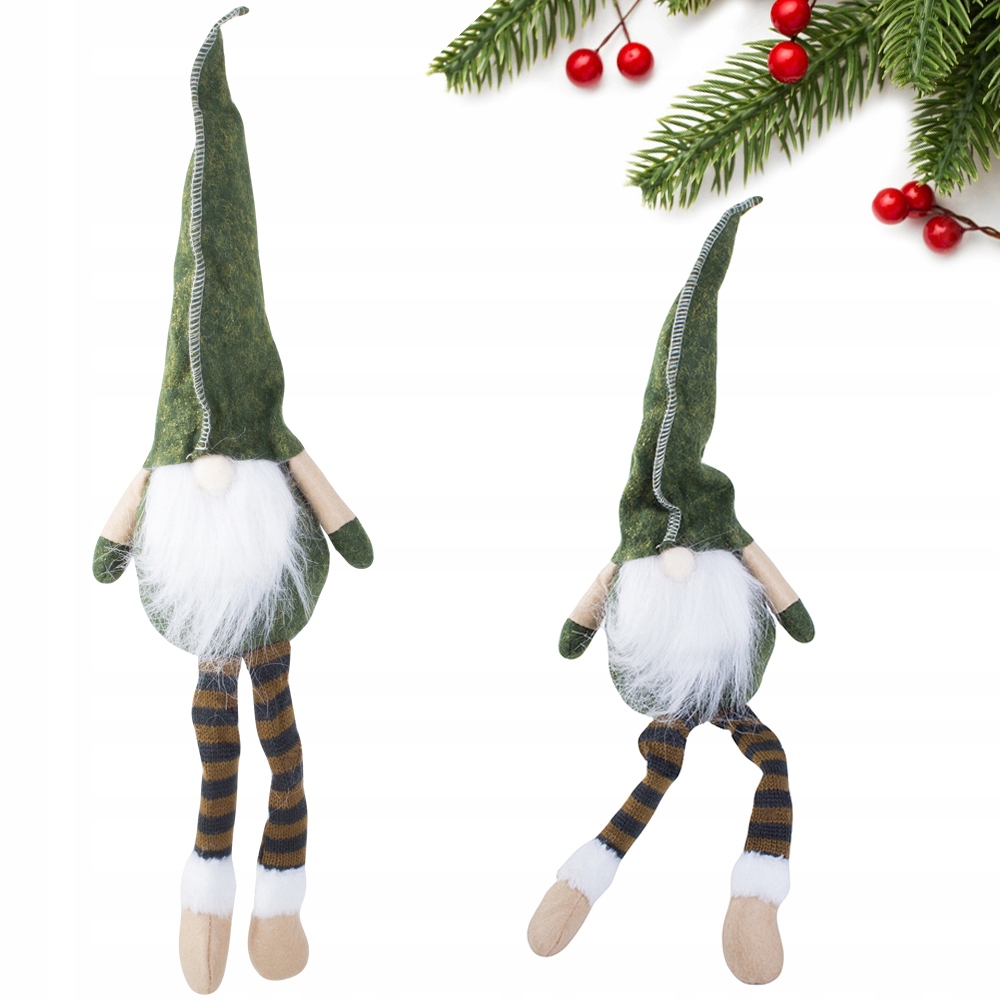 MIKOŁAJ SKRZAT KRASNAL ŚWIĄTECZNY GNOM POD CHOINKĘ