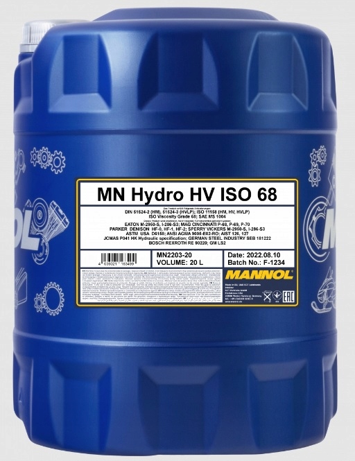 Mannol Hydro HV ISO 68 20L