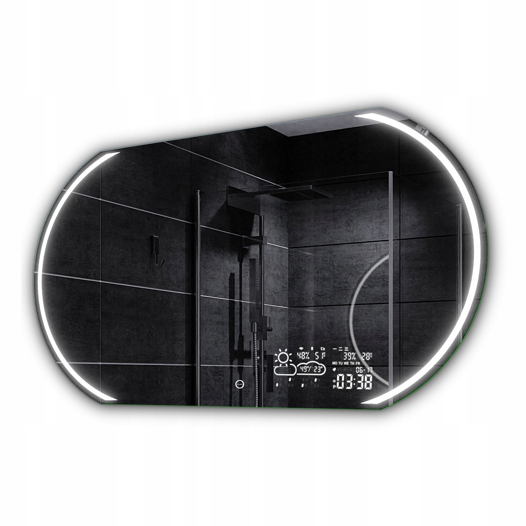 

Lustro łazienkowe Led pogoda dotyk 130x60 Kair