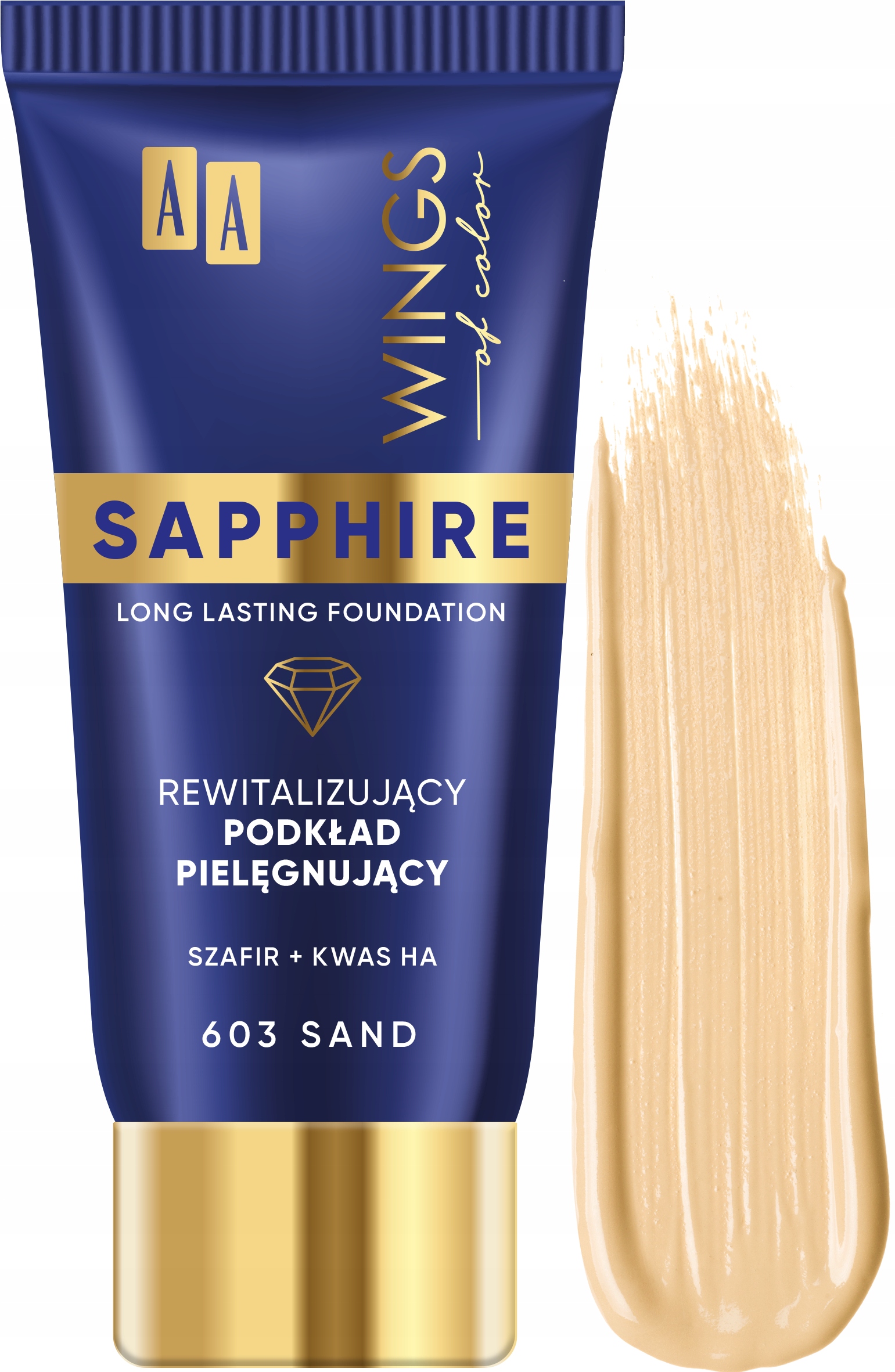 

Aa Wings Of Color Sapphire Podkład 603 Sand 30 ml