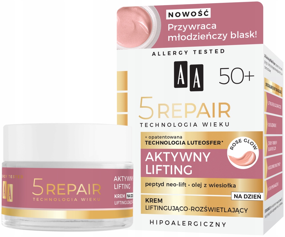 

Aa Technologia Wieku 50+ Krem na dzień liftinguje