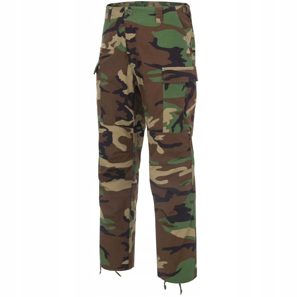 Taktické uniformované kalhoty kapsáče maskáčový Helikon-Tex Bdu MK2 Us Woodland Xs