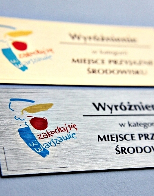 GRAW - Tabliczka MAŁA kolor Materiał inny