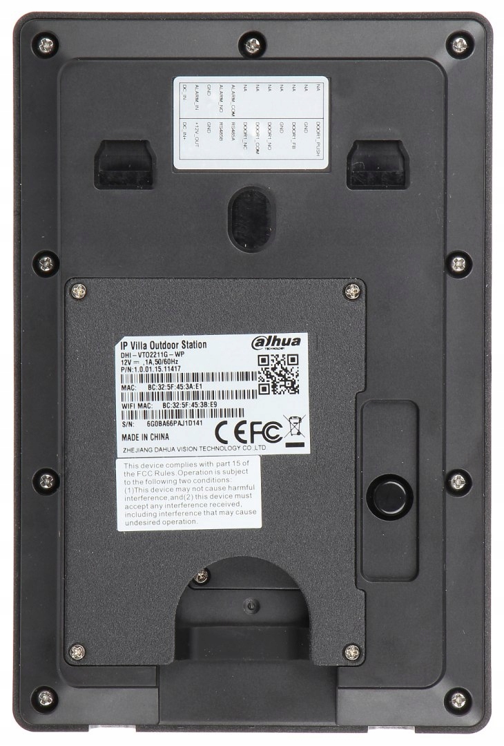 WIDEODOMOFON BEZPRZEWODOWY VTO2211G-WP Wi-Fi / IP Kod producenta VTO2211G-WP