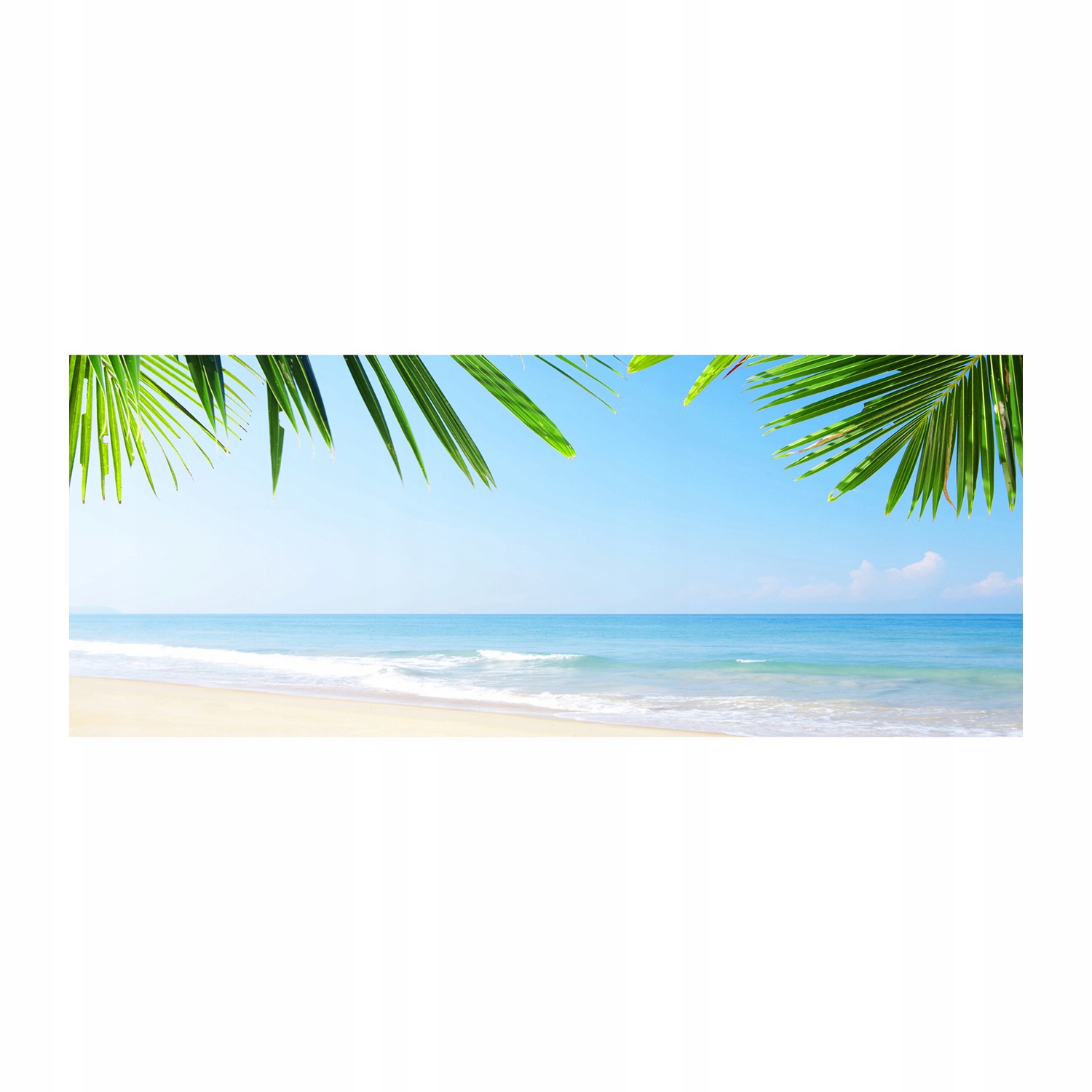 

Foto obraz szkło akryl Tropikalna plaża 125x50 cm