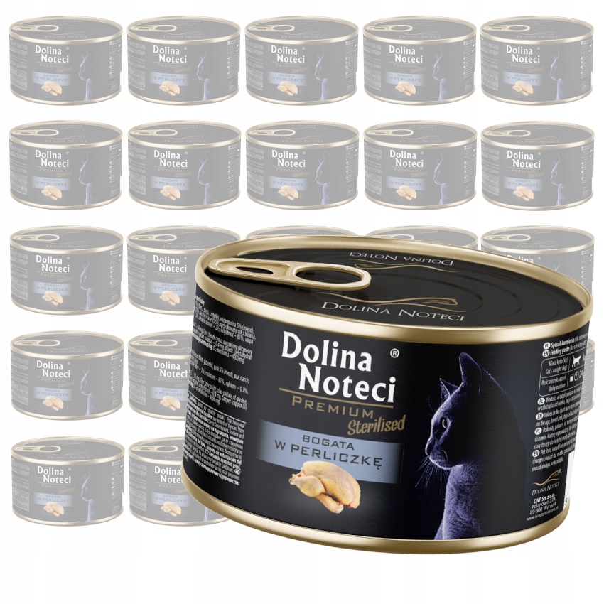 Levně Dolina Noteci Sterilised Perlička 24x185g Vlhké Krmivo pro kočky po sterilizaci