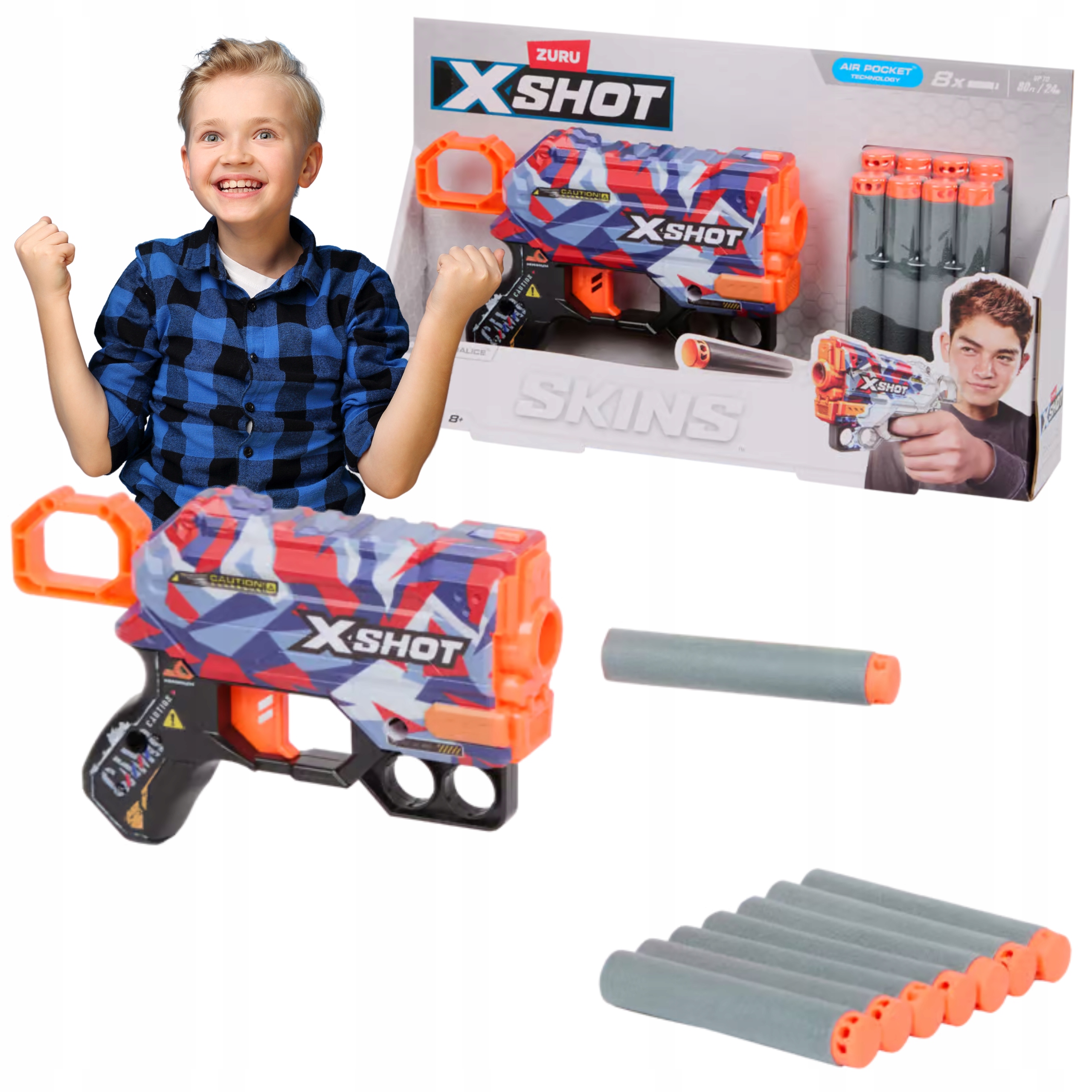 DART GUN LAUNCHER TOY FOR CHILDREN GUN AND DARTS SET