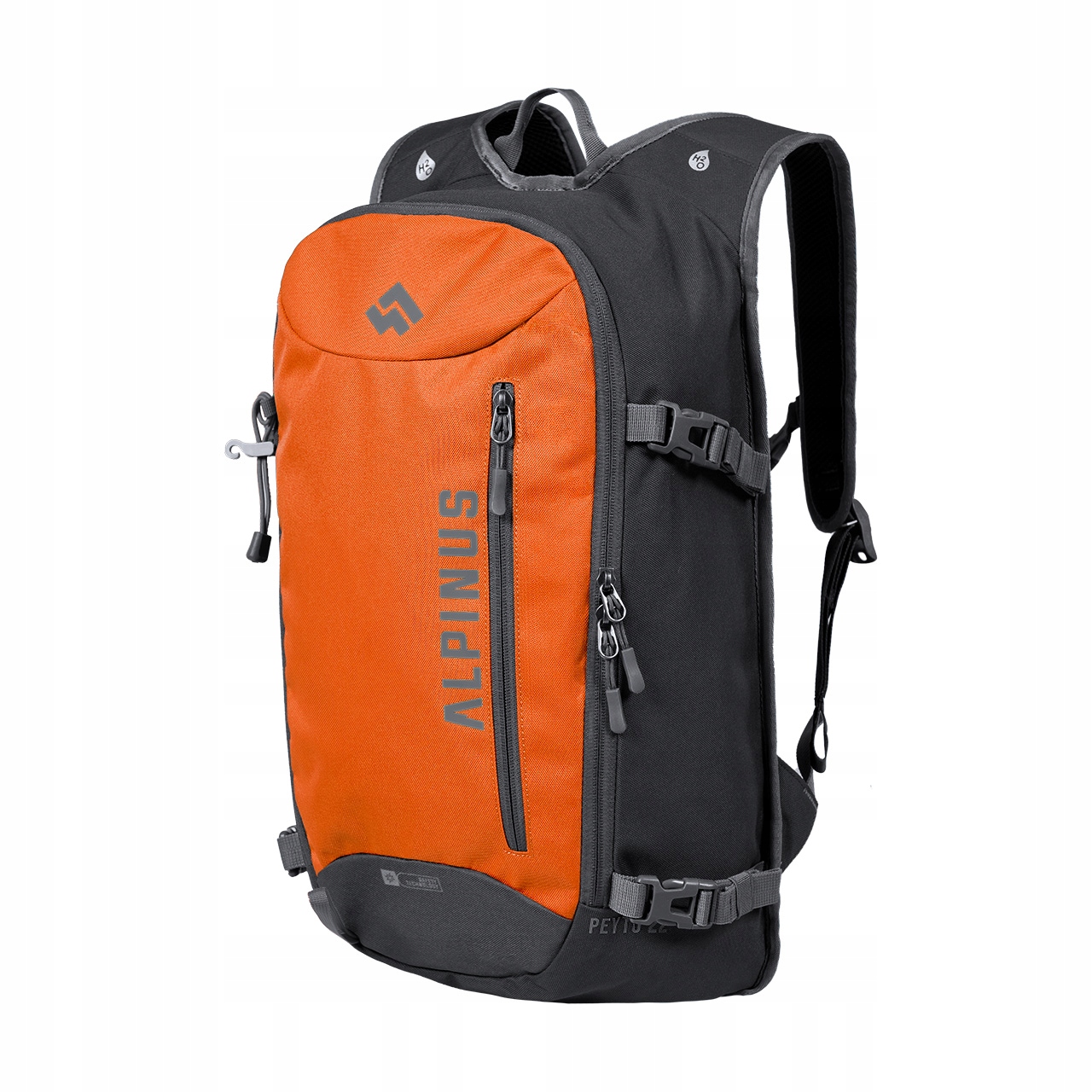 Plecak Alpinus Peyto 22 pomrańczowo-szary AI35028
