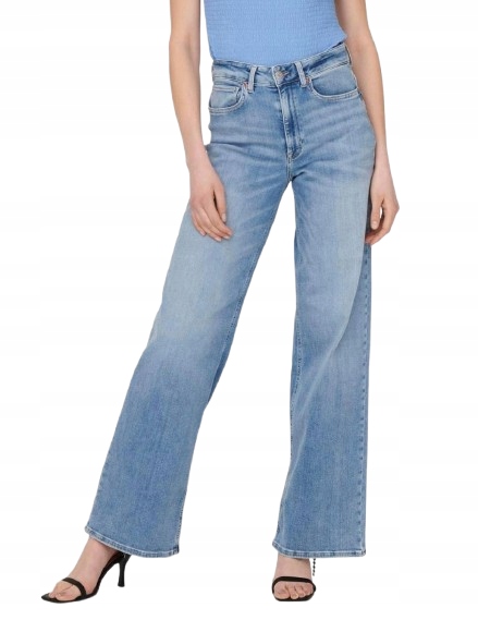 Only Dámské Džínové Kalhoty Modré Rovné Dlouhé M/30 Jqc