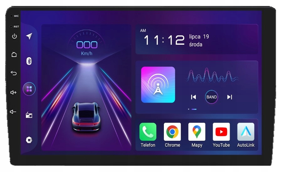 Radio Nawigacja Android Jeep Compass Commander Liberty 8GB Dsp Carplay Lte