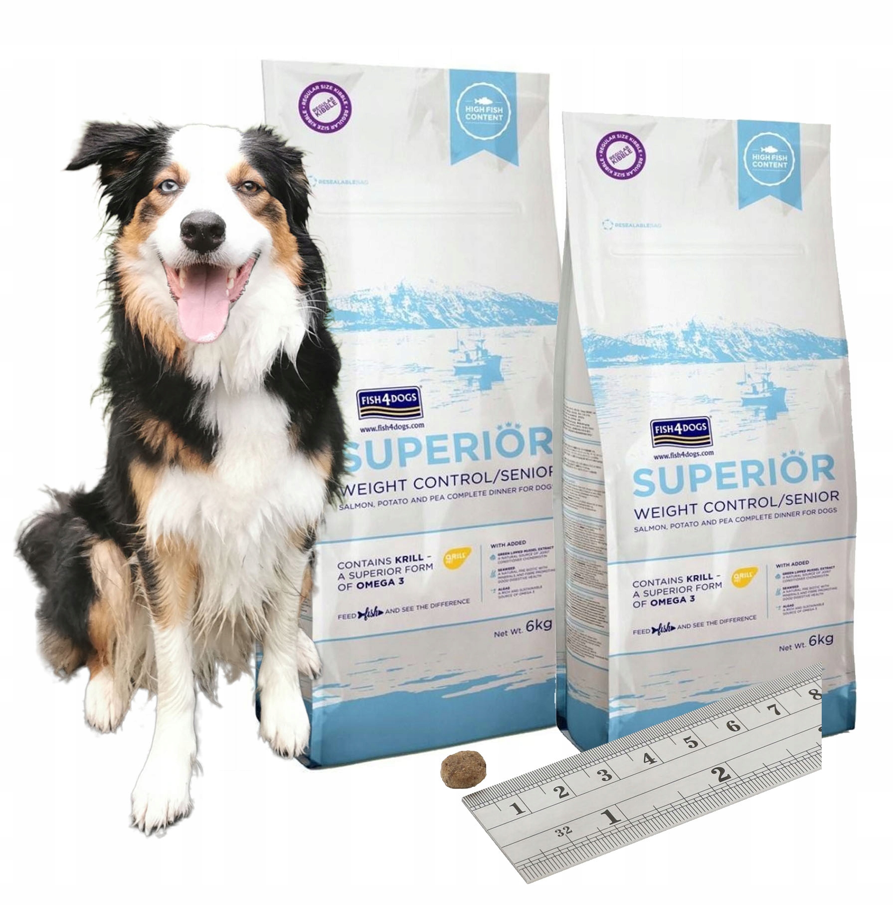 Levně Krmivo Pro Psa S Nemocnou Slinivkou Superior 12 kg S Tukem 7% FISH4DOGS