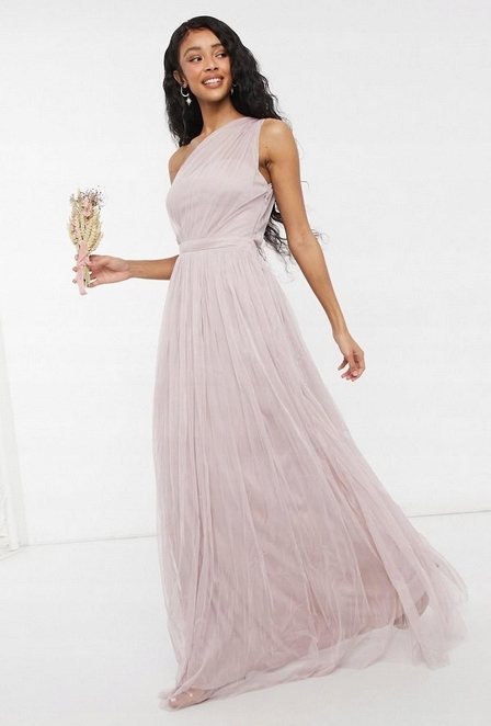 Tylové asymetrické koktejlové Šaty Pro Plnoštíhlou Ženu velikost 56/8XL