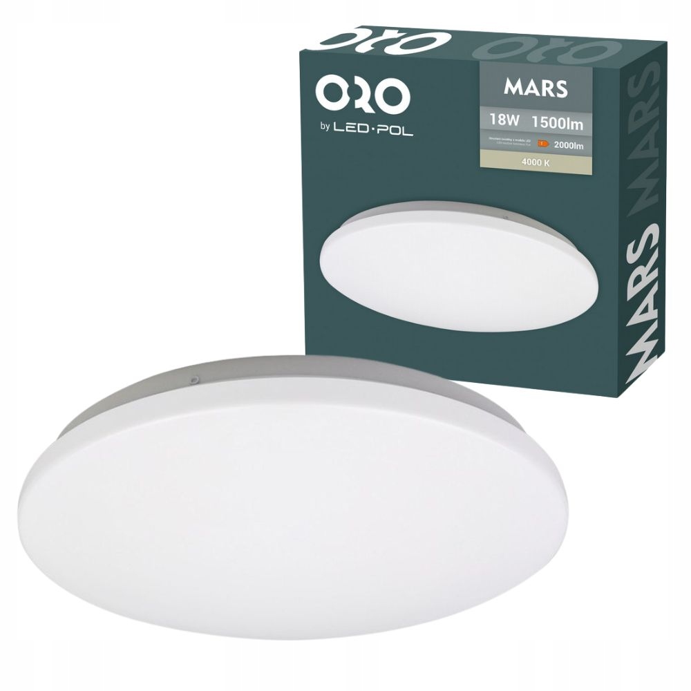 Plafon Led natynkowy sufitowy 18W 4000K 1500lm z czujnikiem ruchu