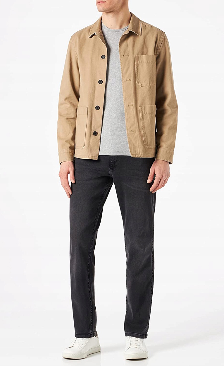 Wrangler GREENSBORO MILES AWAY SZARE DŻINS W34 L30 Model Greensboro