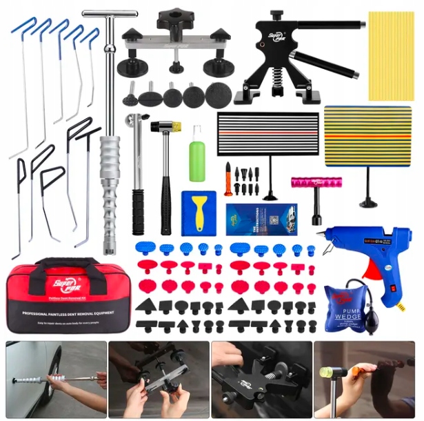 Pdr Odstraňování záhybů Vytahování promáčklin Bez lakování Komplet 100eleme