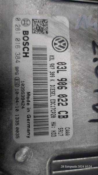 computer 03L906022CB VW TRANSPORTER T5 2.0 TDI