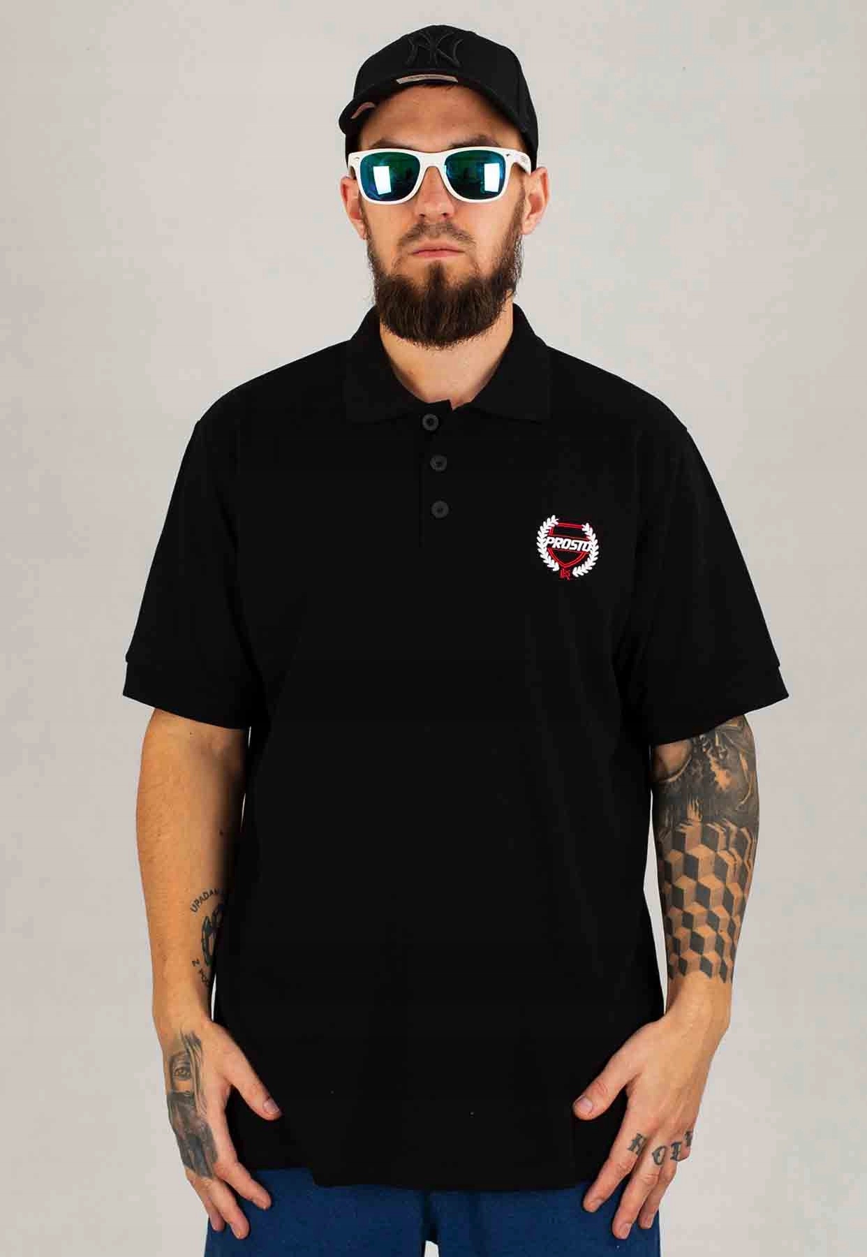 Polo tričko Prosto Dine černé