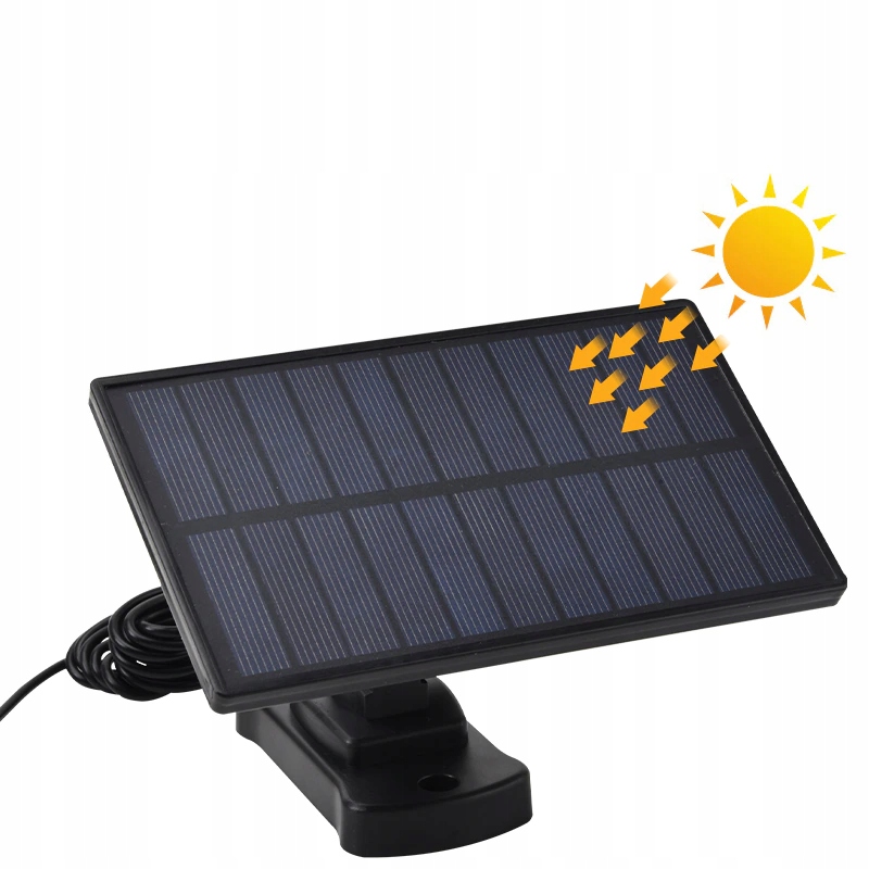 LAMPA SOLARNA CZUJNIK RUCHU ZMIERZCHU 2 REFLEKTORY ZEWNĘTRZNA OSOBNY SOLAR Kod producenta FM127