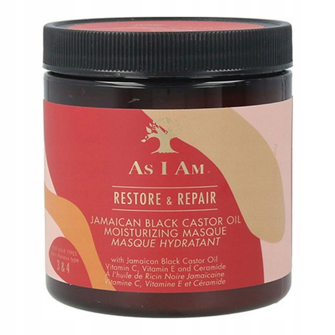 Maska na vlasy Restore & Repair Jamaican Black Castor Oil As I Am (227)