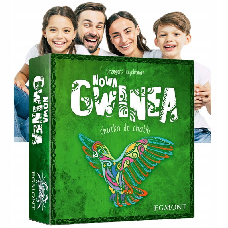 Nowa Gwinea Rewelacyjna Gra dla Rodzinki Planszówka Familijna dla Dziecka