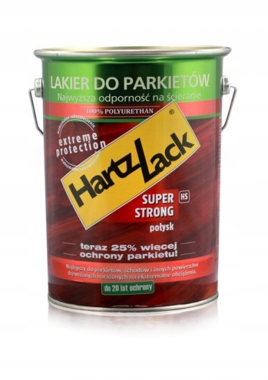 HartzLack Lakier na parkiet Super Strong HS Satin MAT 5L