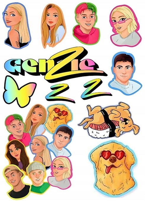 Wydruk na masie cukrowej dla dla Nastolatki Nastolatka