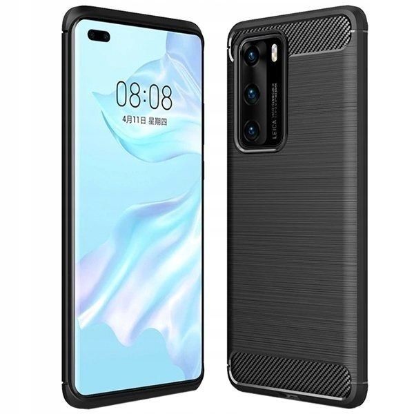 

Etui Do Huawei P40 Pokrowiec Case Obudowa Karbon