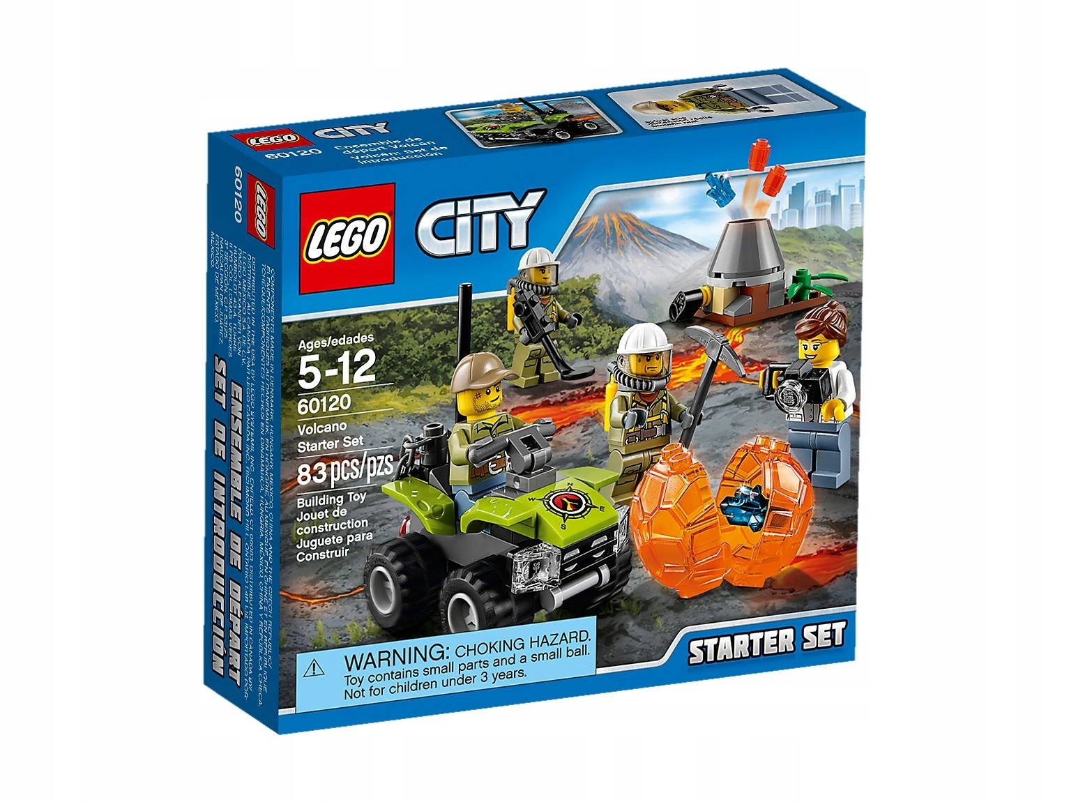 Lego City 60120 Vulkán startovací sada Nové