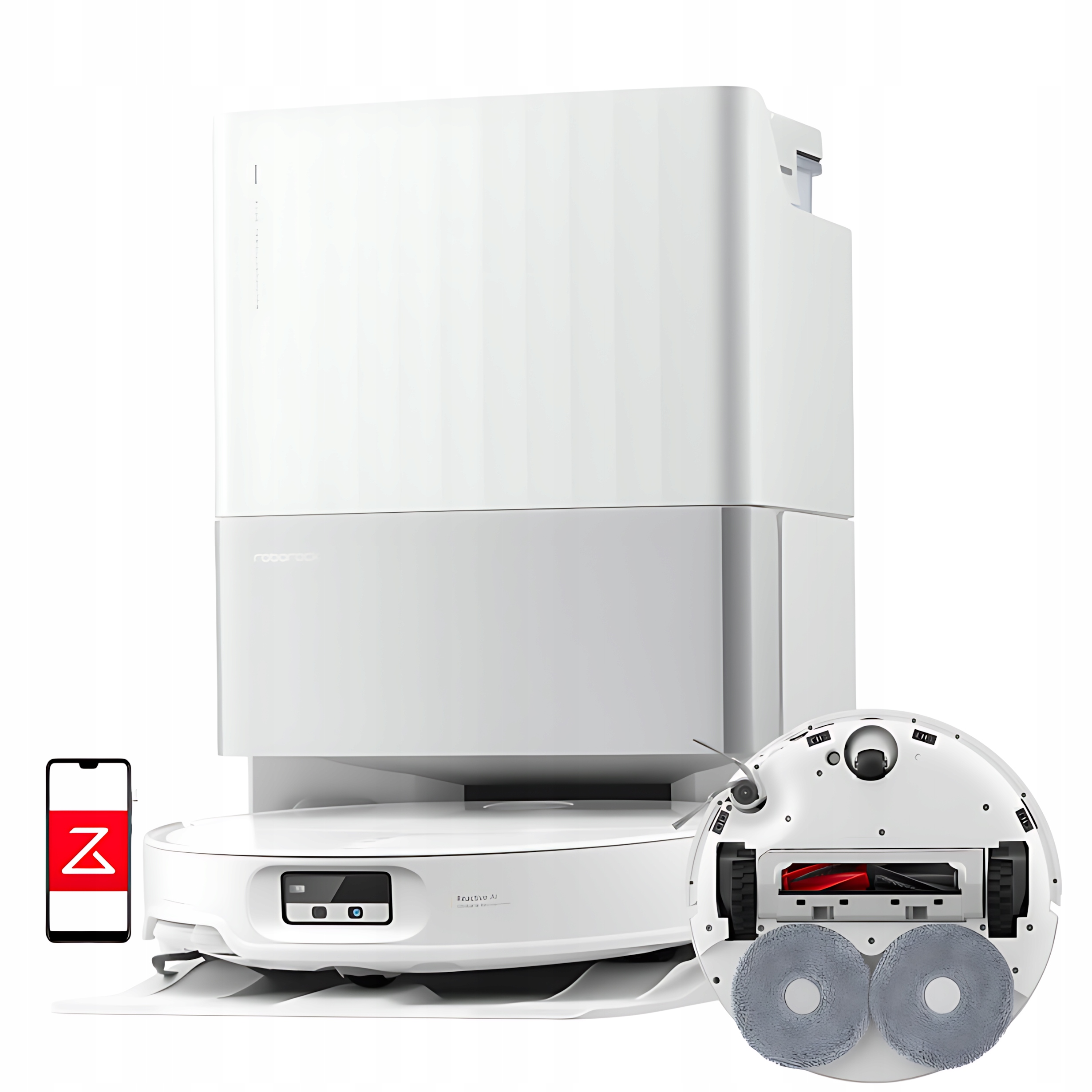 Automatyczny Inteligentny Robot Sprzątający Roborock Qrevo Edge T 18 500 Pa