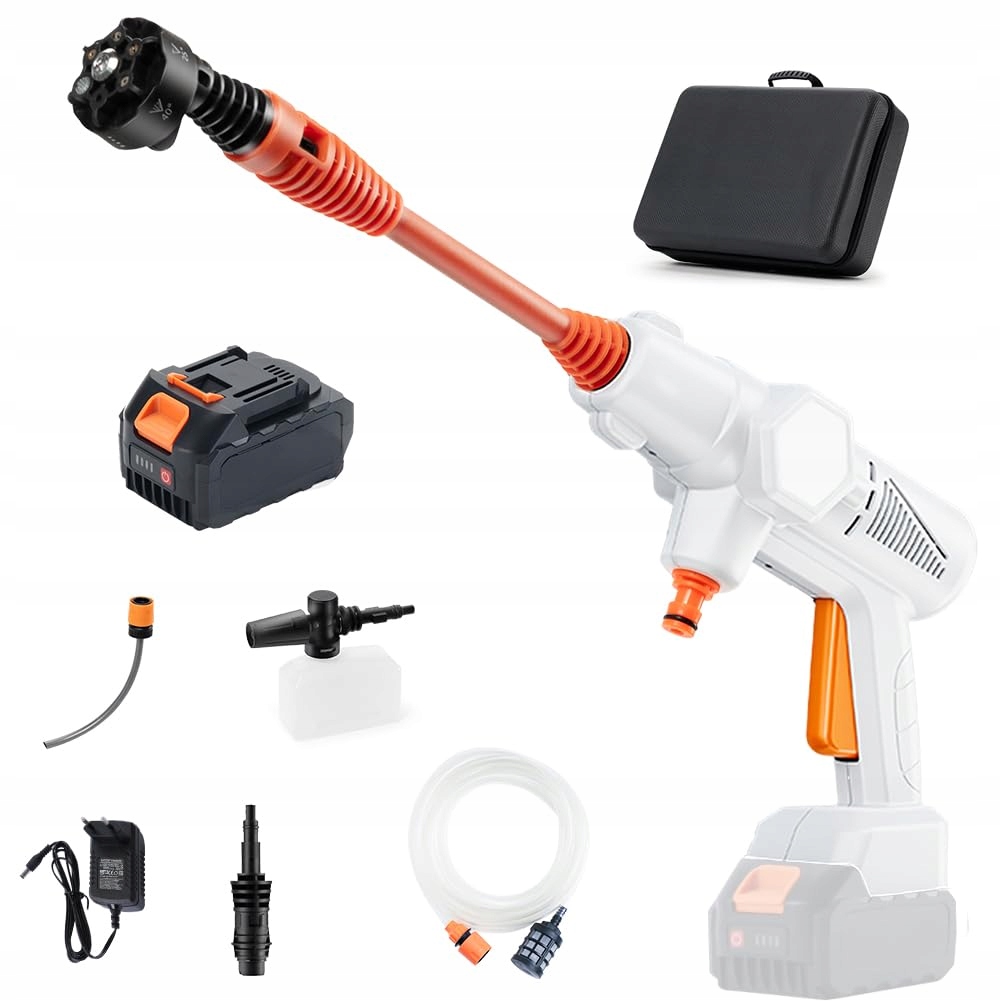 Tlaková myčka s akumulátorem pro auto 21V/4,0Ah/240W
