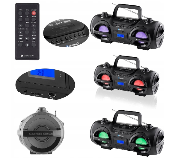 BOOMBOX TUBA RADIO MP3 USB WIEŻA GŁOŚNIK BLUETOOTH Marka GoGEN