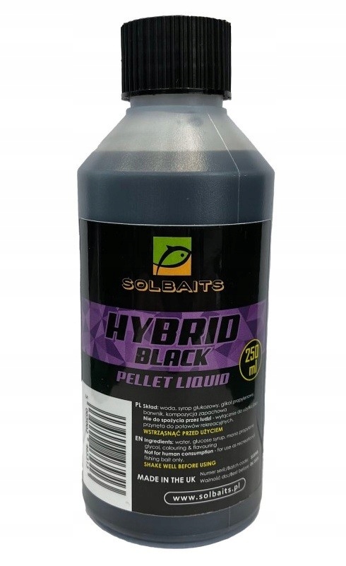zalewa dopalacz Solbaits Hybrid Black 250ml Liquid