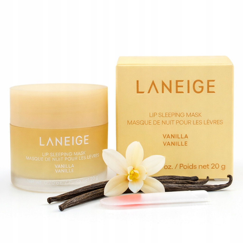 Laneige vanilková regenerační maska na rty na noc 20 g