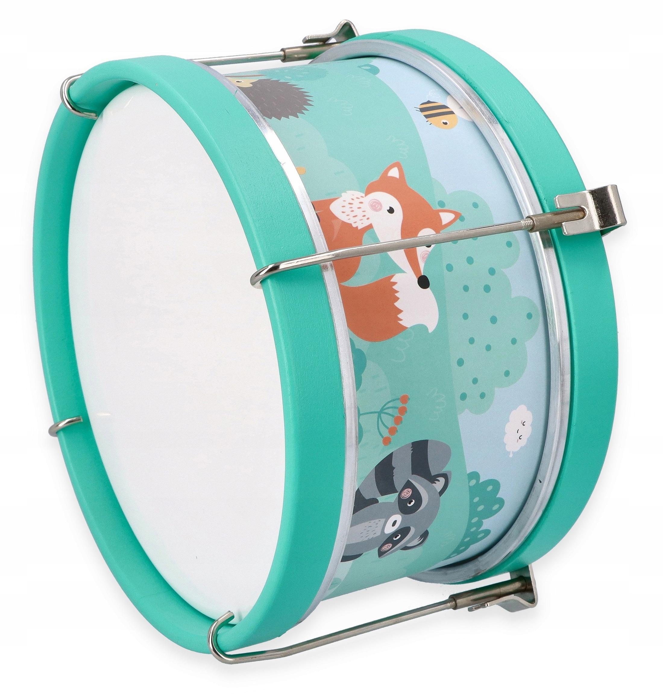 BĘBENEK ZE ZWIERZĄTKAMI INSTRUMENT DLA DZIECI 3+ ADAMTOYS ZABAWKA MUZYCZNA Rodzaj bębenek