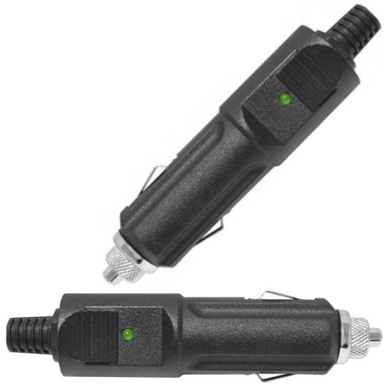 WTYK WTYCZKA GNIAZDA ZAPALNICZKI LED + BEZPIECZNIK