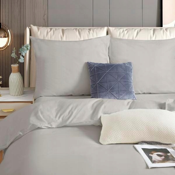 Povlečení saténové 220x200 taupe, béžové, jednobarevné, I24