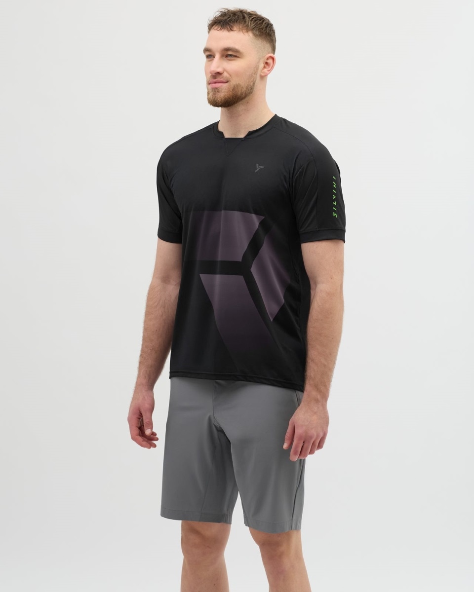 Pánský Mtb dres Silvini Gallo černá/šedá XL