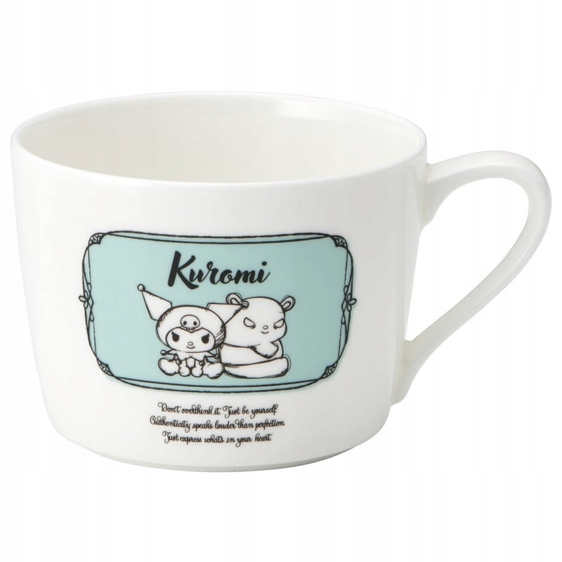 Hello Kitty Kuromi porcelánový hrnek „Bone China“ 270 ml