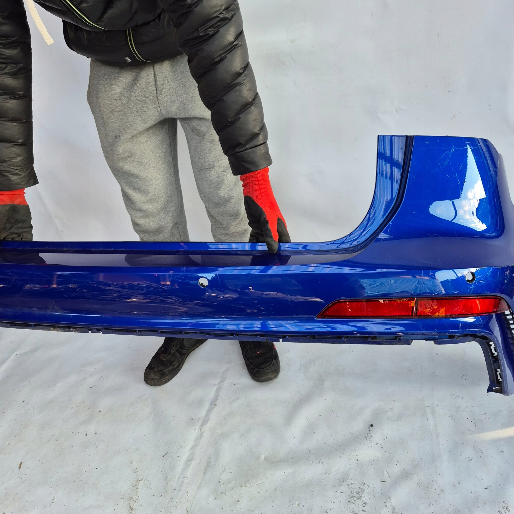 AUDI A6 C8 4K KOMBI S-LINE 18-25 bumper rear part rear 6XPDC