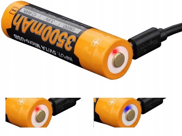 Akumulator Fenix Usb ARB-L18U 18650 3500 mAh 3,6v