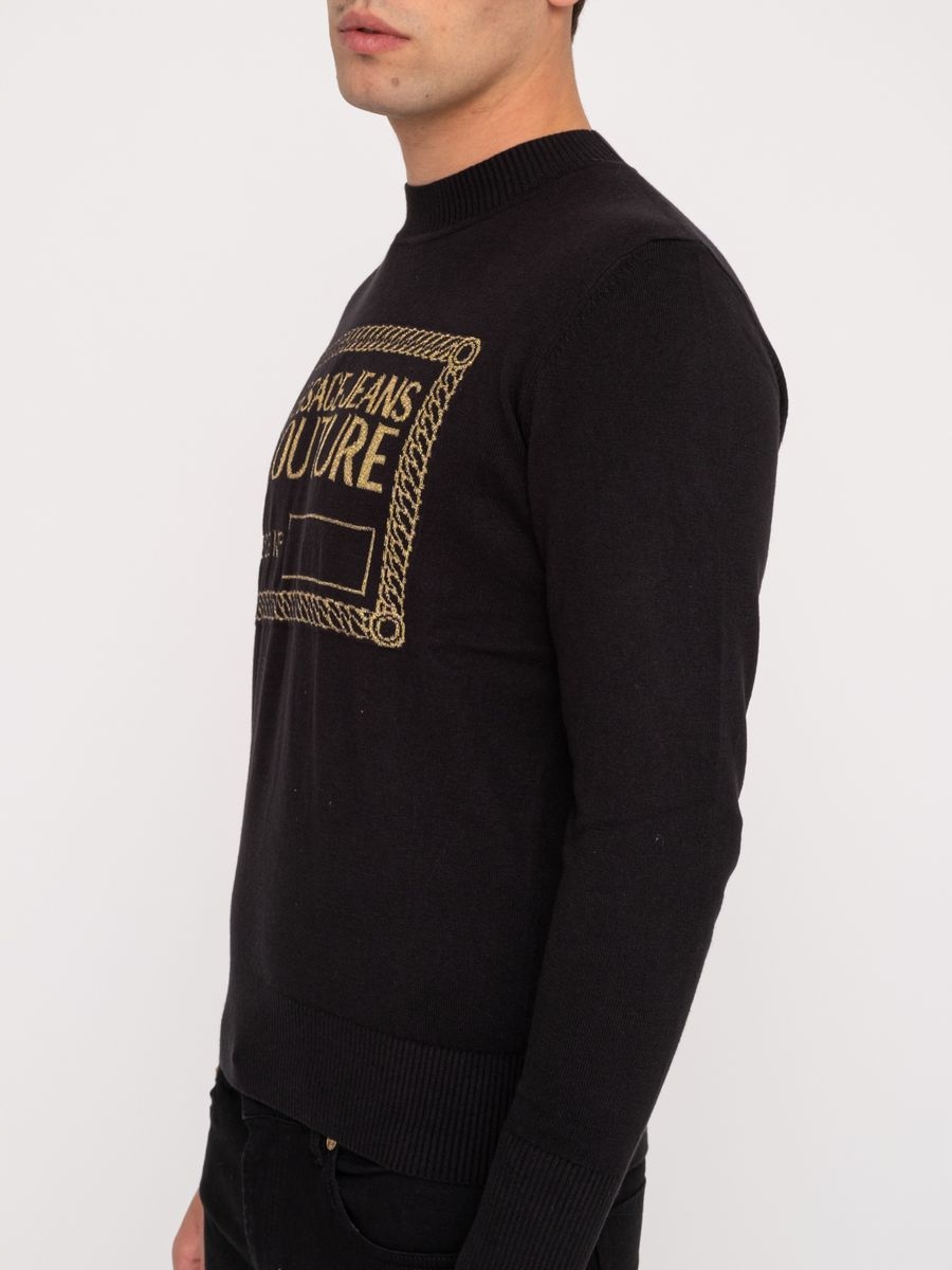 Sweter logo Versace Jeans Couture M Linia regular