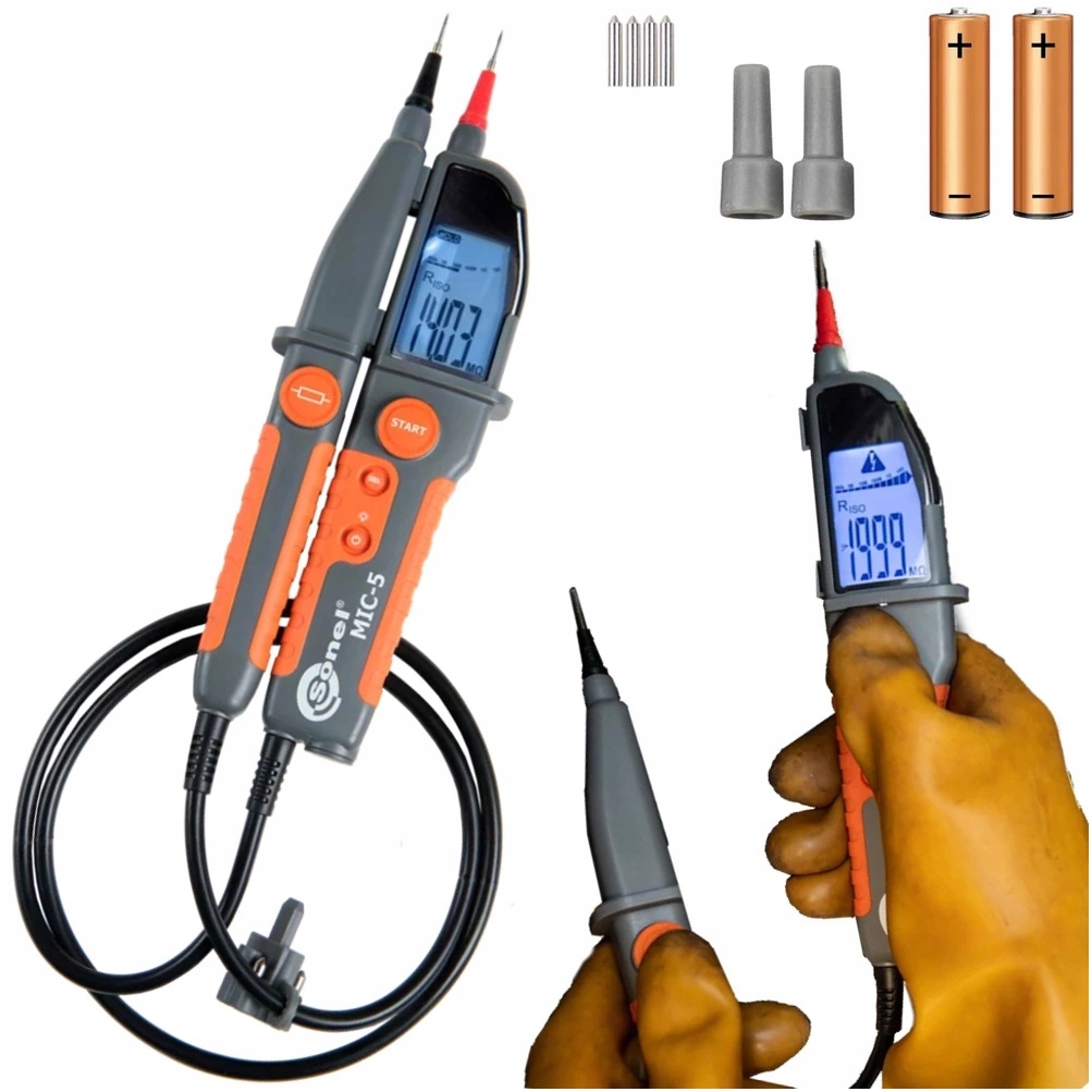 Sonel Měřič izolačního odporu a zkoušečka napětí 250/500V MIC-5